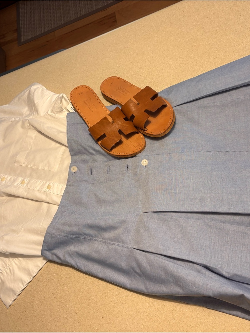Brooks Brothers Light Blue A-Line Pleated Skirt - Picture 11 of 11